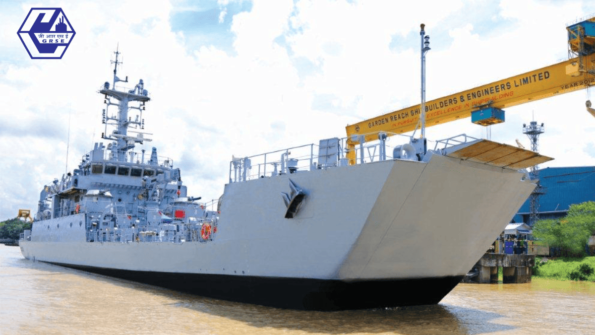 GRSE shipyard constructs warships for Indian Navy under ₹25,000 Cr order