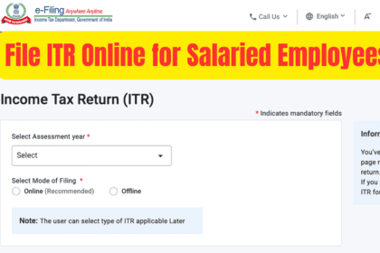 File ITR Online for Salaried Employees