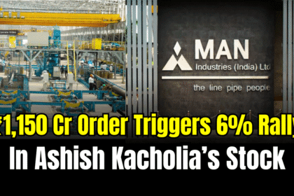 Ashish Kacholia stock Man Industries export order