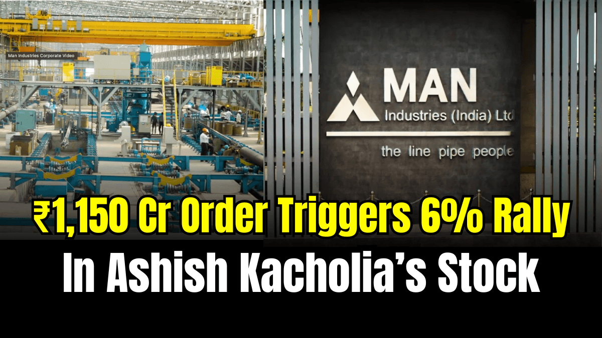 Ashish Kacholia stock Man Industries export order