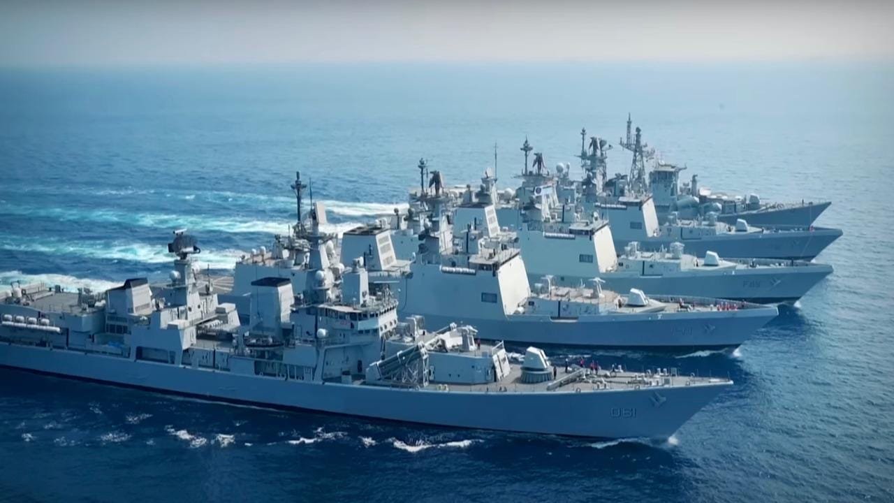 Indian navy fleet