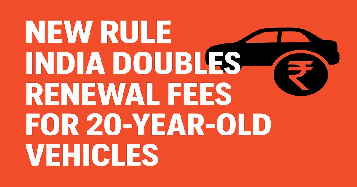20-Year-Old Vehicles